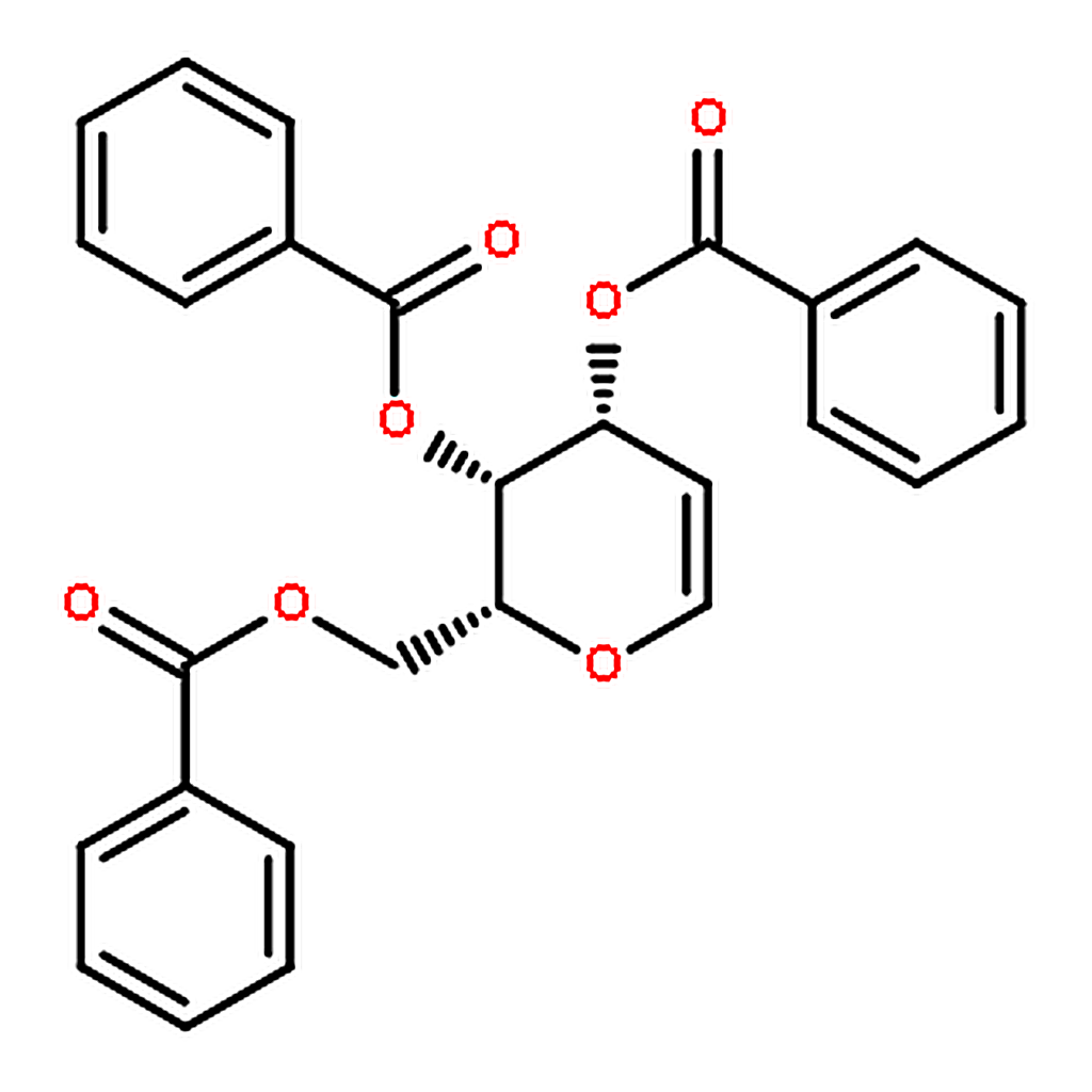 RHAWN (2R,3R,4R)-2-((Benzoyloxy)methyl)-3,4-dihydro-2H-pyran-3,4-diyl dibenzoate