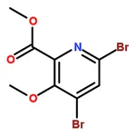 RHAWN 2-Pyridinecarboxylic acid, 4,6-dibroMo-3-Methoxy-, Methyl ester