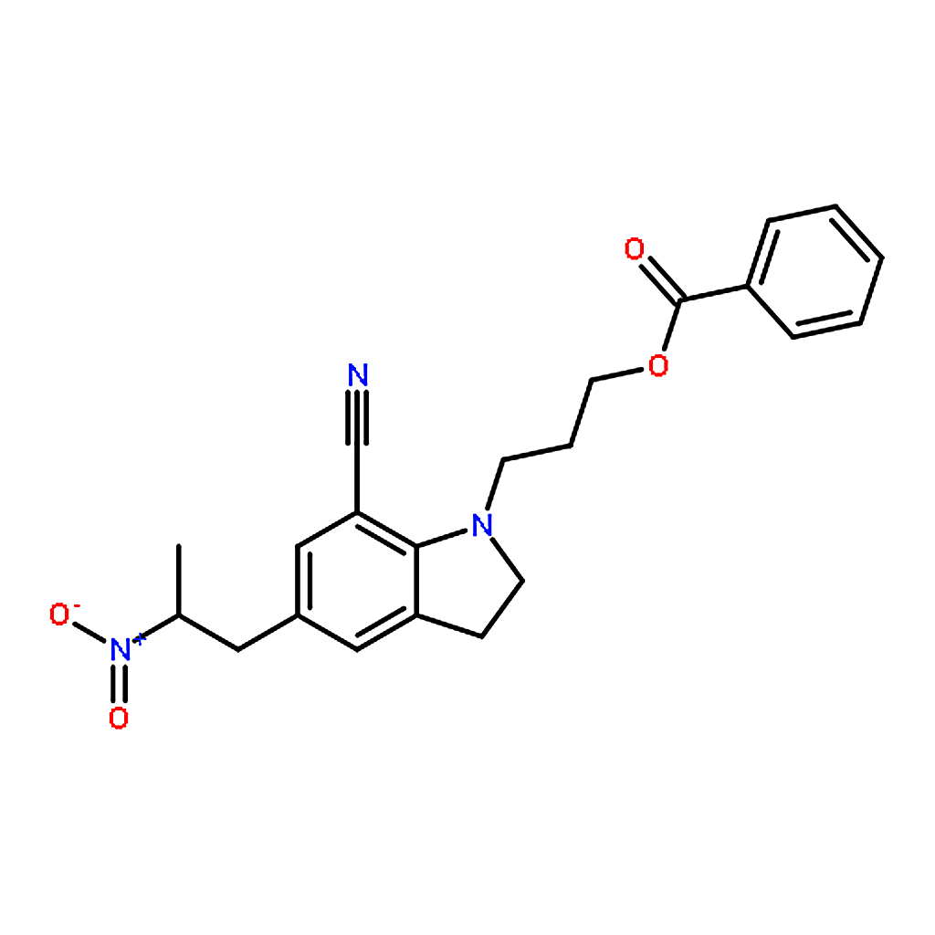 RHAWN 3-(7-Cyano-5-(2-nitropropyl)indolin-1-yl)propyl benzoate