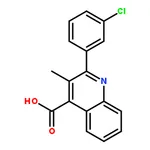 RHAWN 2-(3-Chlorophenyl)-3-methylquinoline-4-carboxylic acid