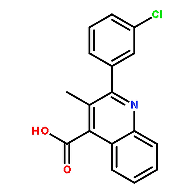 RHAWN 2-(3-Chlorophenyl)-3-methylquinoline-4-carboxylic acid