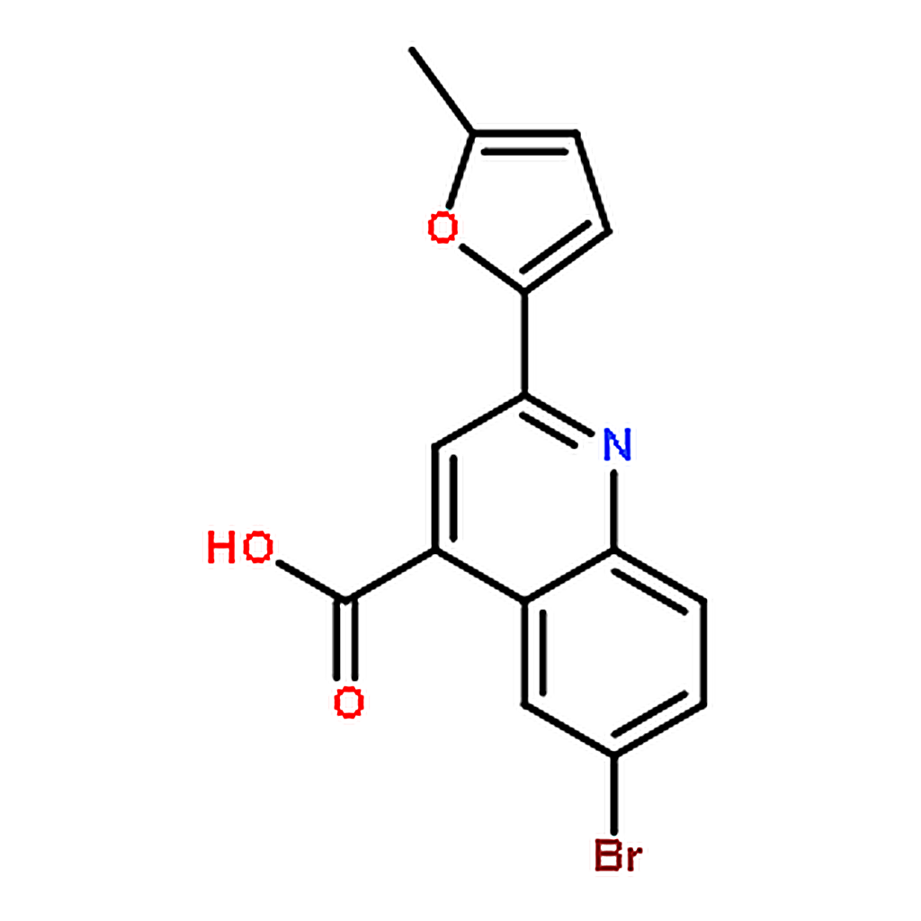 RHAWN 6-Bromo-2-(5-methylfuran-2-yl)quinoline-4-carboxylic acid