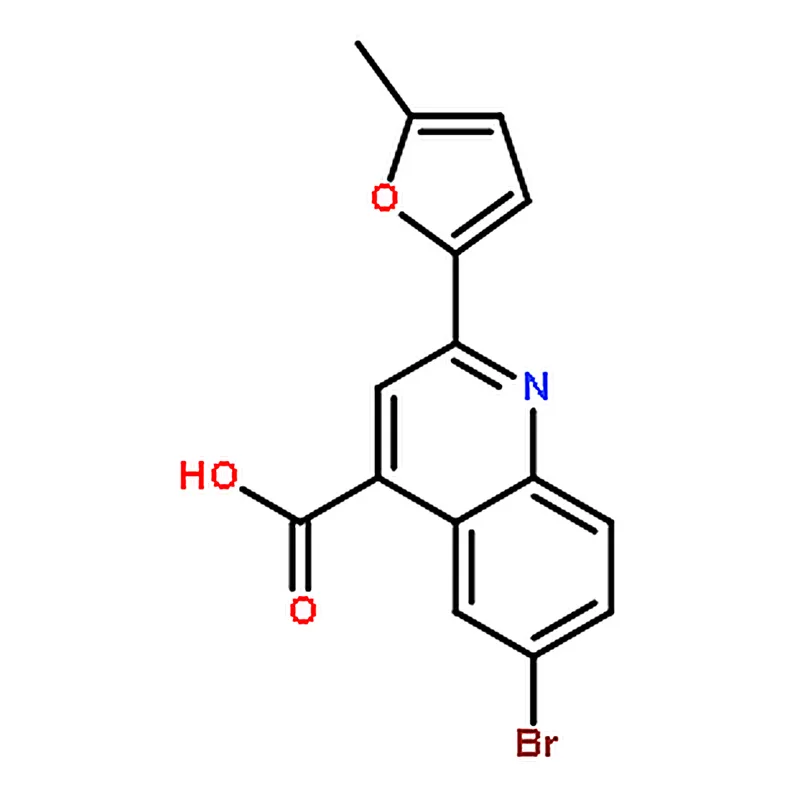 RHAWN 6-Bromo-2-(5-methylfuran-2-yl)quinoline-4-carboxylic acid