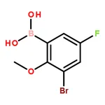RHAWN (3-Bromo-5-fluoro-2-methoxyphenyl)boronic acid