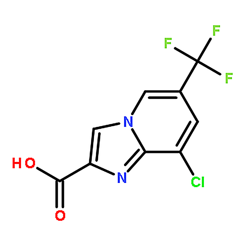 RHAWN 8-Chloro-6-(trifluoromethyl)imidazo-[1,2-a]pyridine-2-carboxylic acid