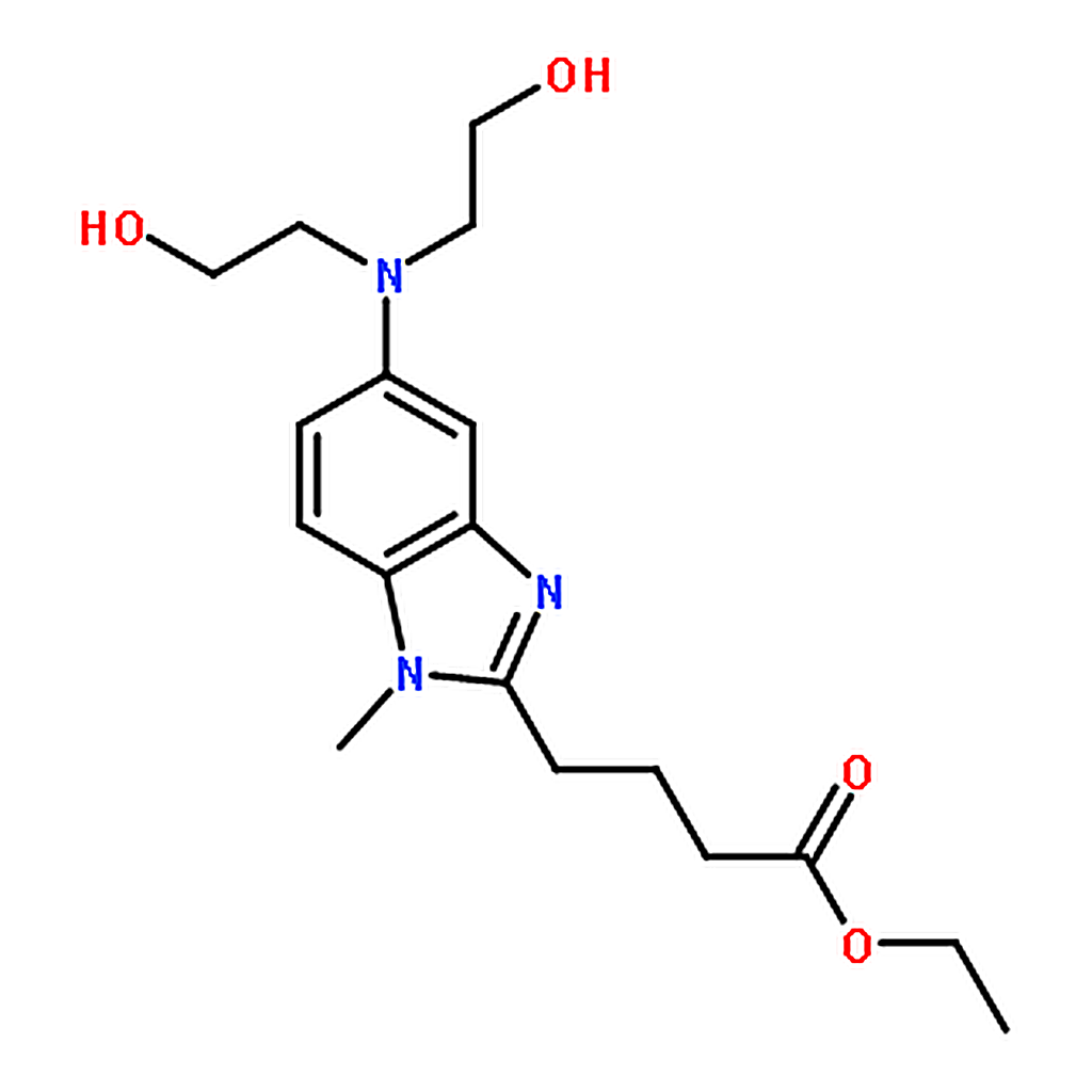 RHAWN Ethyl 4-(5-(bis(2-hydroxyethyl)amino)-1-methyl-1H-benzo[d]imidazol-2-yl)butanoate