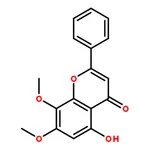 RHAWN 5-hydroxy-7,8-dimethoxy-2-phenylchromen-4-one
