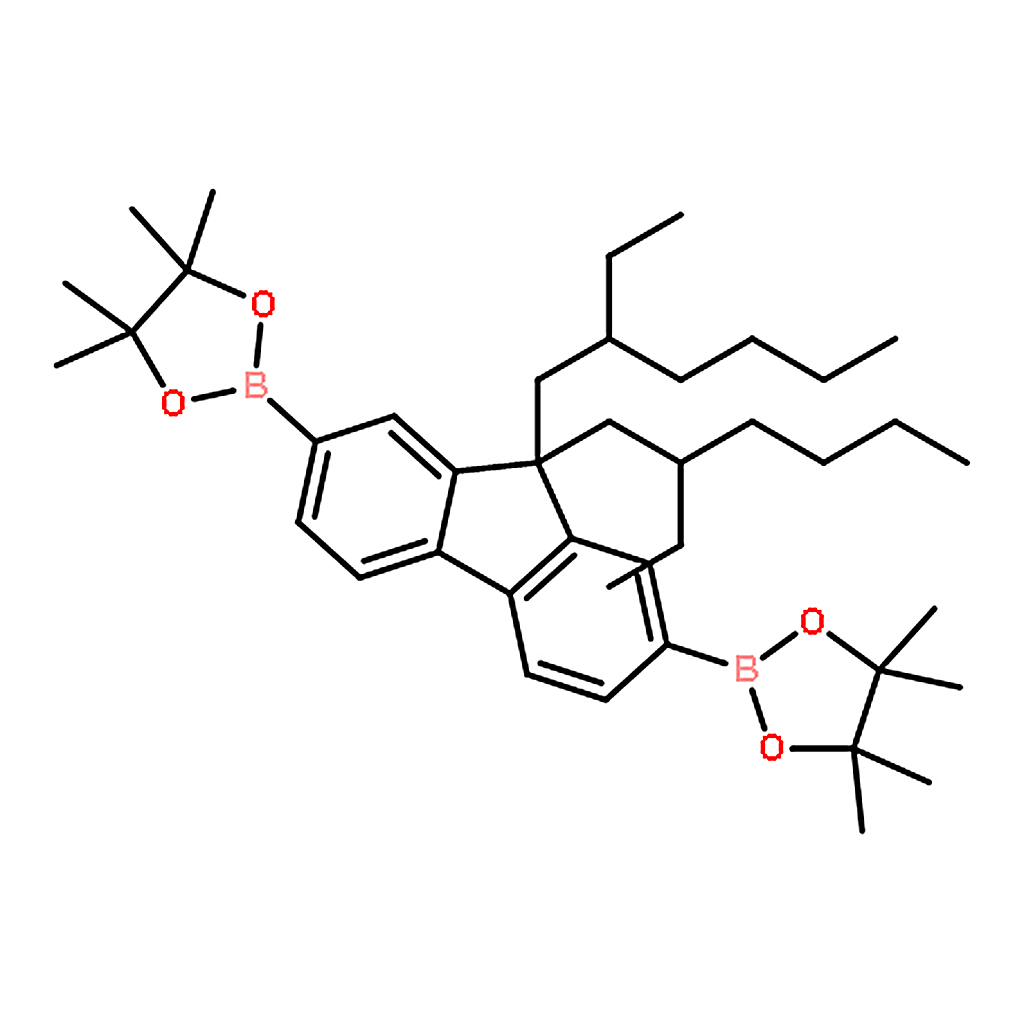 RHAWN 9,9-Bis(2-ethylhexyl)-2,7-bis(4,4,5,5-tetramethyl-1,3,2-dioxaborolan-2-yl)fluorene