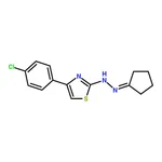 RHAWN 4-(4-Chlorophenyl)-2-(2-cyclopentylidenehydrazineyl)thiazole