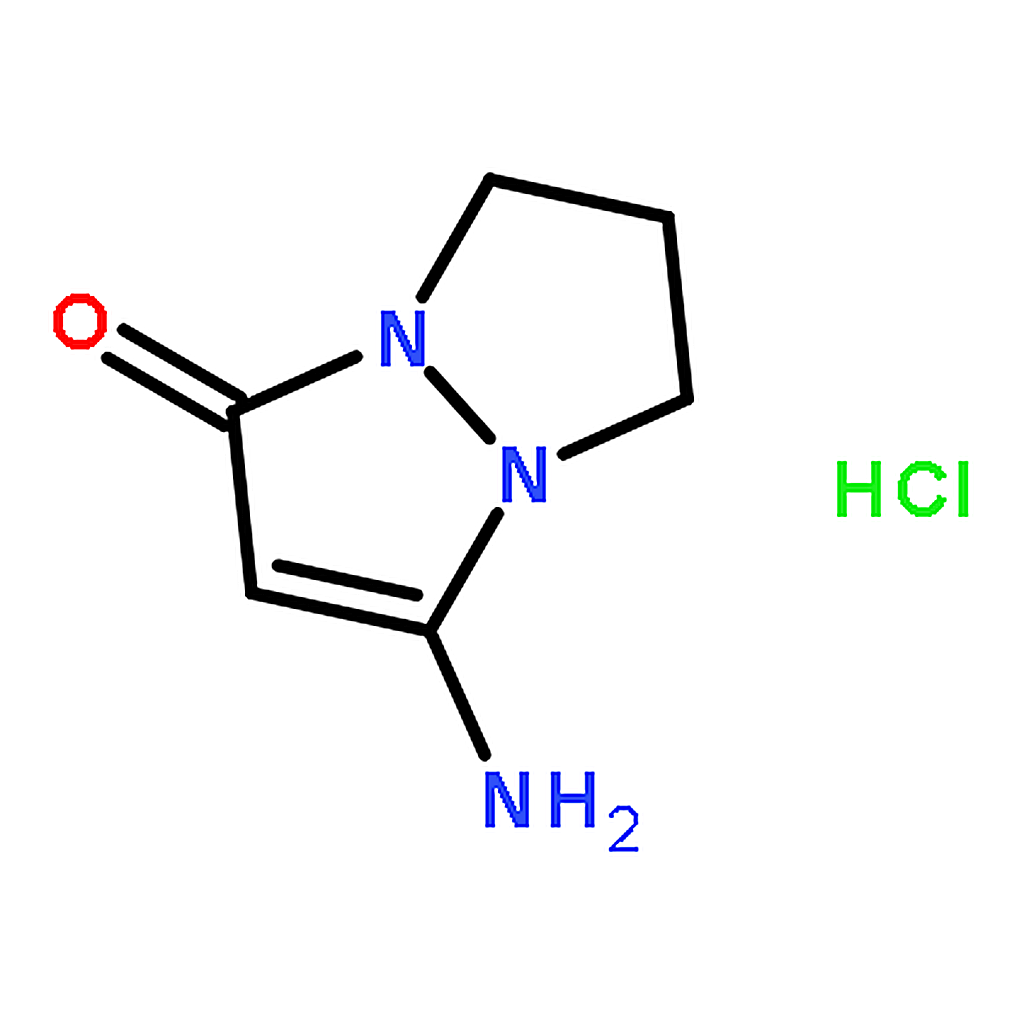 RHAWN 7-amino-2,3-dihydro-1H-pyrazolo[1,2-a]pyrazol-5-one,hydrochloride