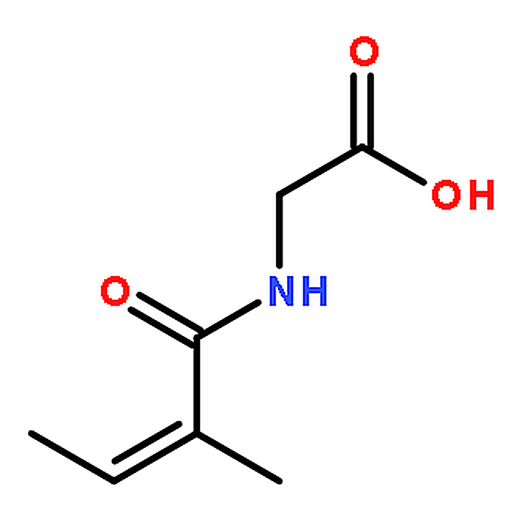 RHAWN (E)-2-(2-Methylbut-2-enamido)acetic acid 