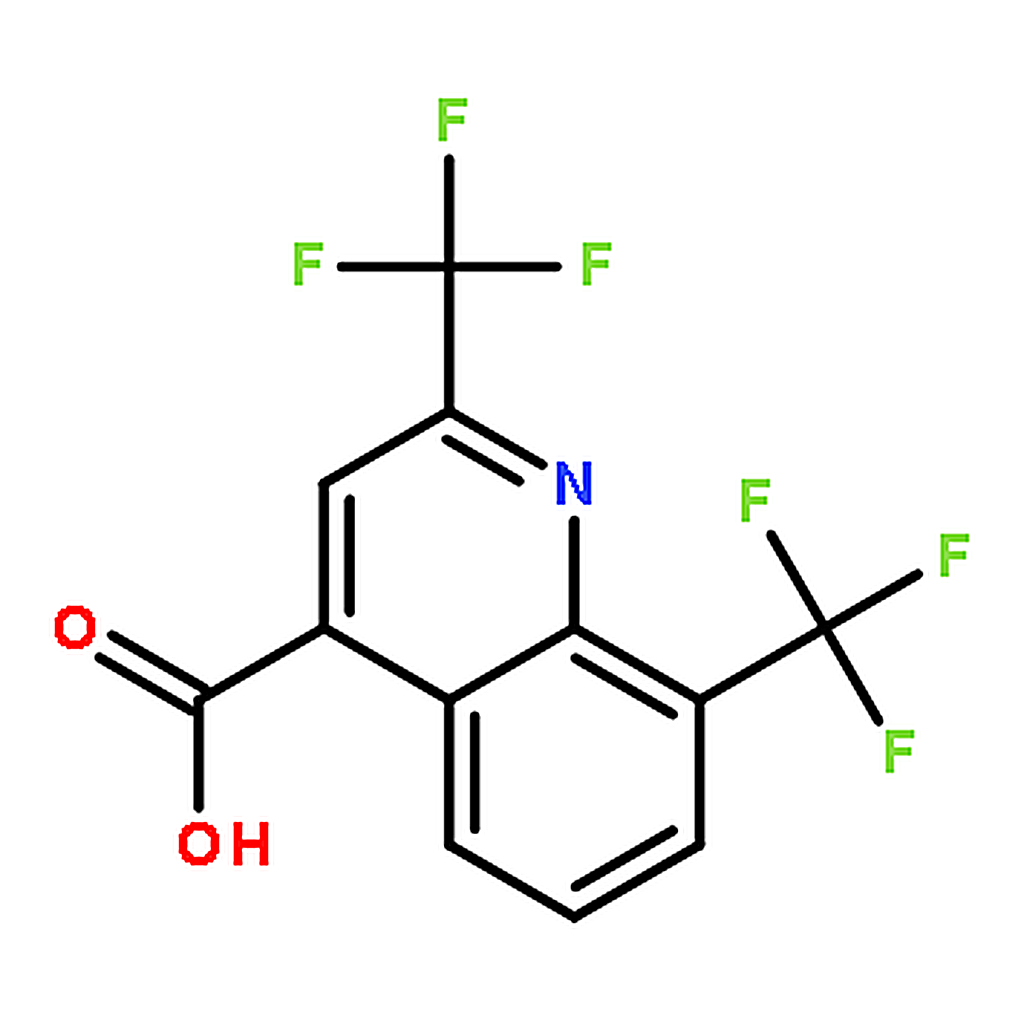 RHAWN 2,8-Bis(trifluoromethyl)quinoline-4-carboxylic acid