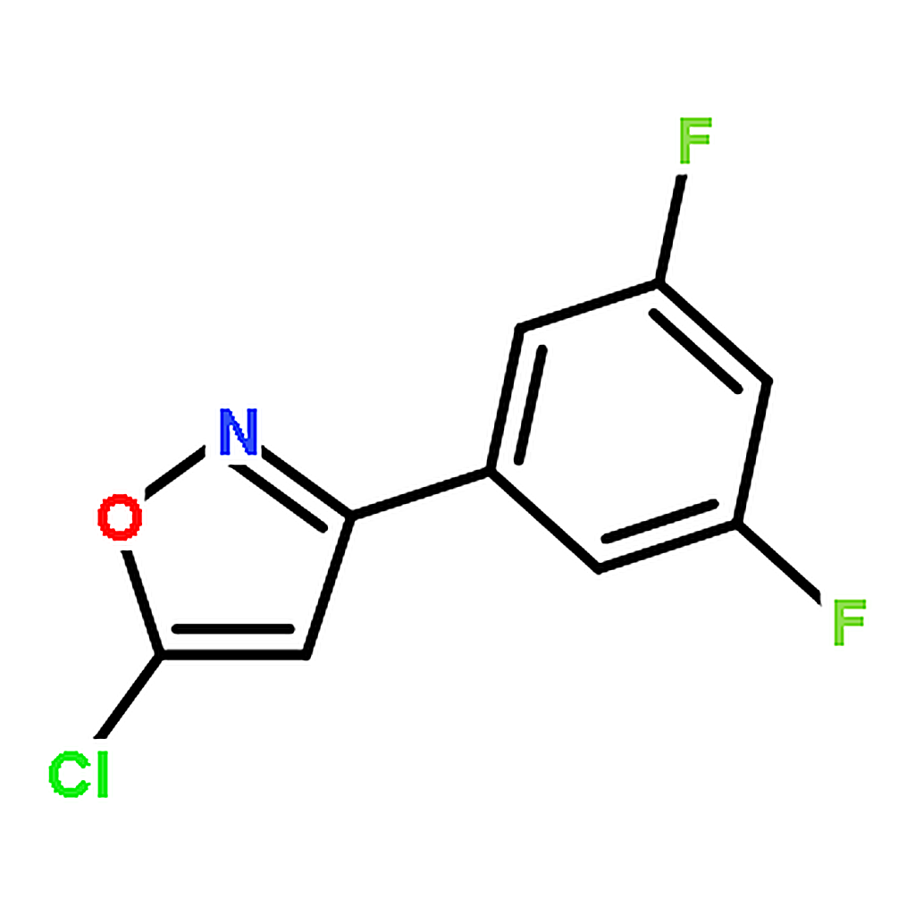RHAWN 5-Chloro-3-(3,5-difluorophenyl)isoxazole