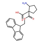 RHAWN (1S,2S)-2-((((9H-Fluoren-9-yl)methoxy)carbonyl)amino)cyclopentanecarboxylic acid