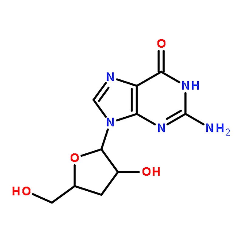 RHAWN 2-Amino-9-((2R,3R,5S)-3-hydroxy-5-(hydroxymethyl)tetrahydrofuran-2-yl)-1H-purin-6(9H)-one