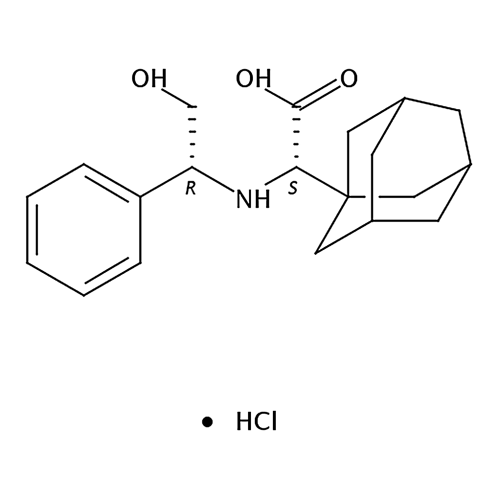 RHAWN (S)-2-(Adamantan-1-yl)-2-(((R)-2-hydroxy-1-phenylethyl)amino)acetic acid hydrochloride