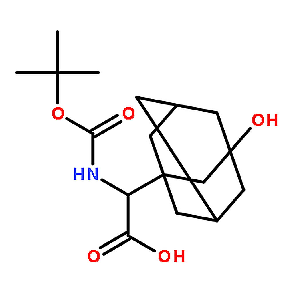 RHAWN (2S)-2-((tert-Butoxycarbonyl)amino)-2-(3-hydroxyadamantan-1-yl)acetic acid