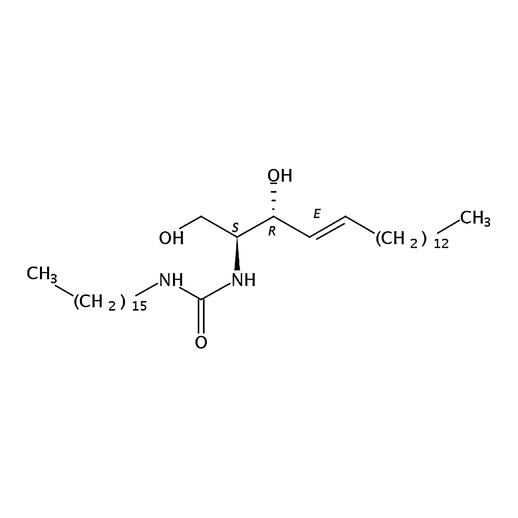 RHAWN D-erythro-N-[2-(1,3-dihydroxy-4E-octadecene)]-N'-hexadecane-urea