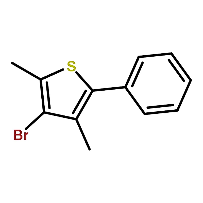 RHAWN 3-bromo-2,4-dimethyl-5-phenyl-thiophene