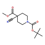 RHAWN 1-tert-Butyl 4-methyl 4-cyanopiperidine-1,4-dicarboxylate