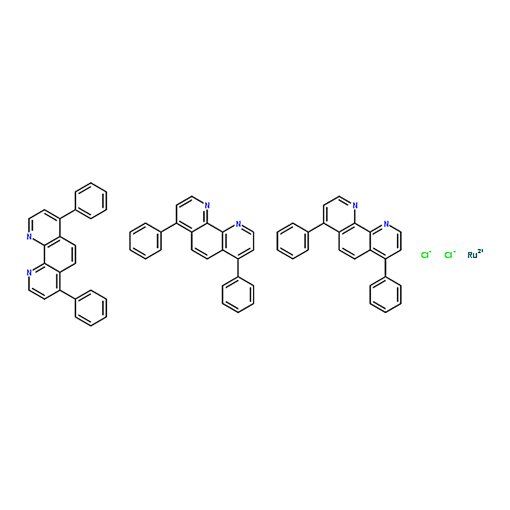 RHAWN Tris(4,7-diphenyl-1,10-phenanthroline)ruthenium(II) dichloride complex