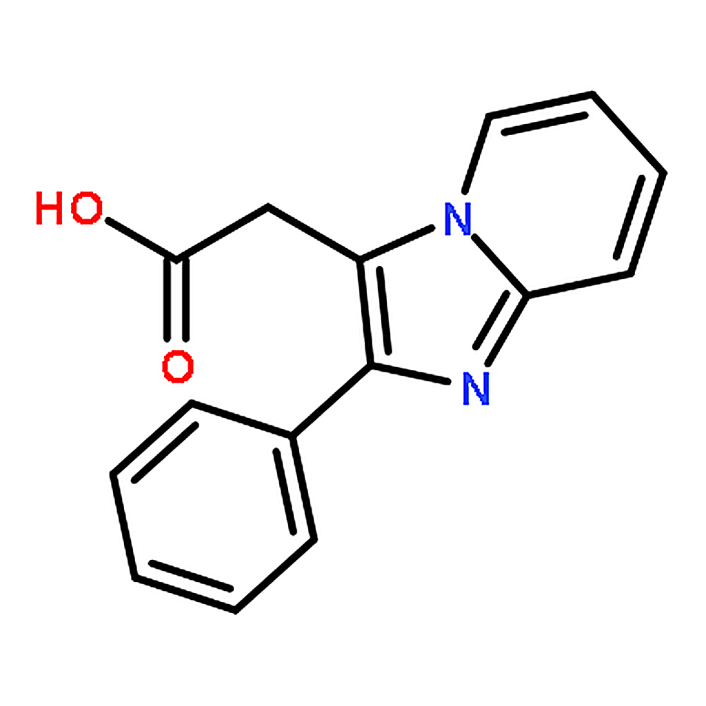 RHAWN 2-(2-Phenylimidazo[1,2-a]pyridin-3-yl)acetic acid