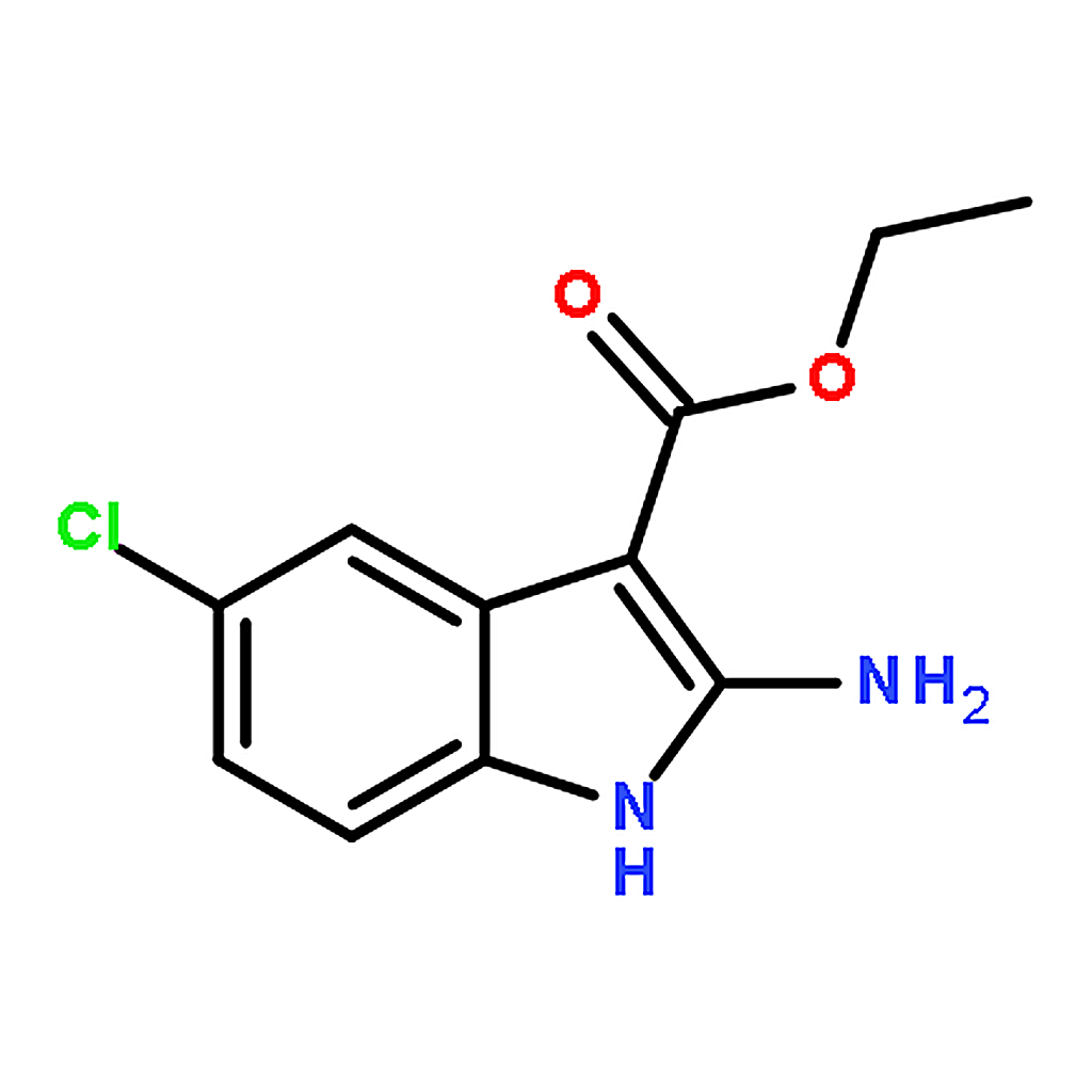 RHAWN Ethyl2-amino-5-chloro-1H-indole-3-carboxylate
