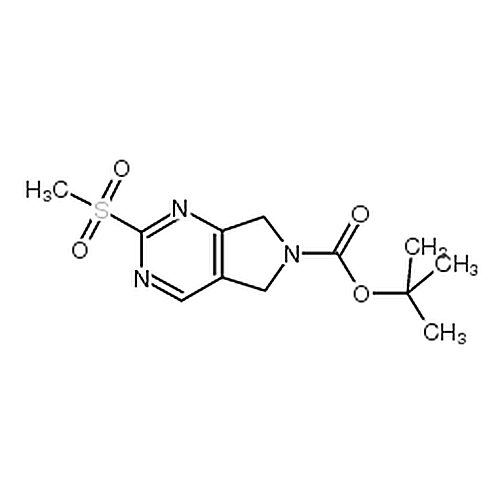 RHAWN tert-Butyl 2-(methylsulfonyl)-5H-pyrrolo[3，4-d]pyrimidine-6(7H)-carboxylate