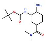 RHAWN tert-Butyl ((1R,2S,5S)-2-amino-5-(dimethylcarbamoyl)cyclohexyl)carbamate