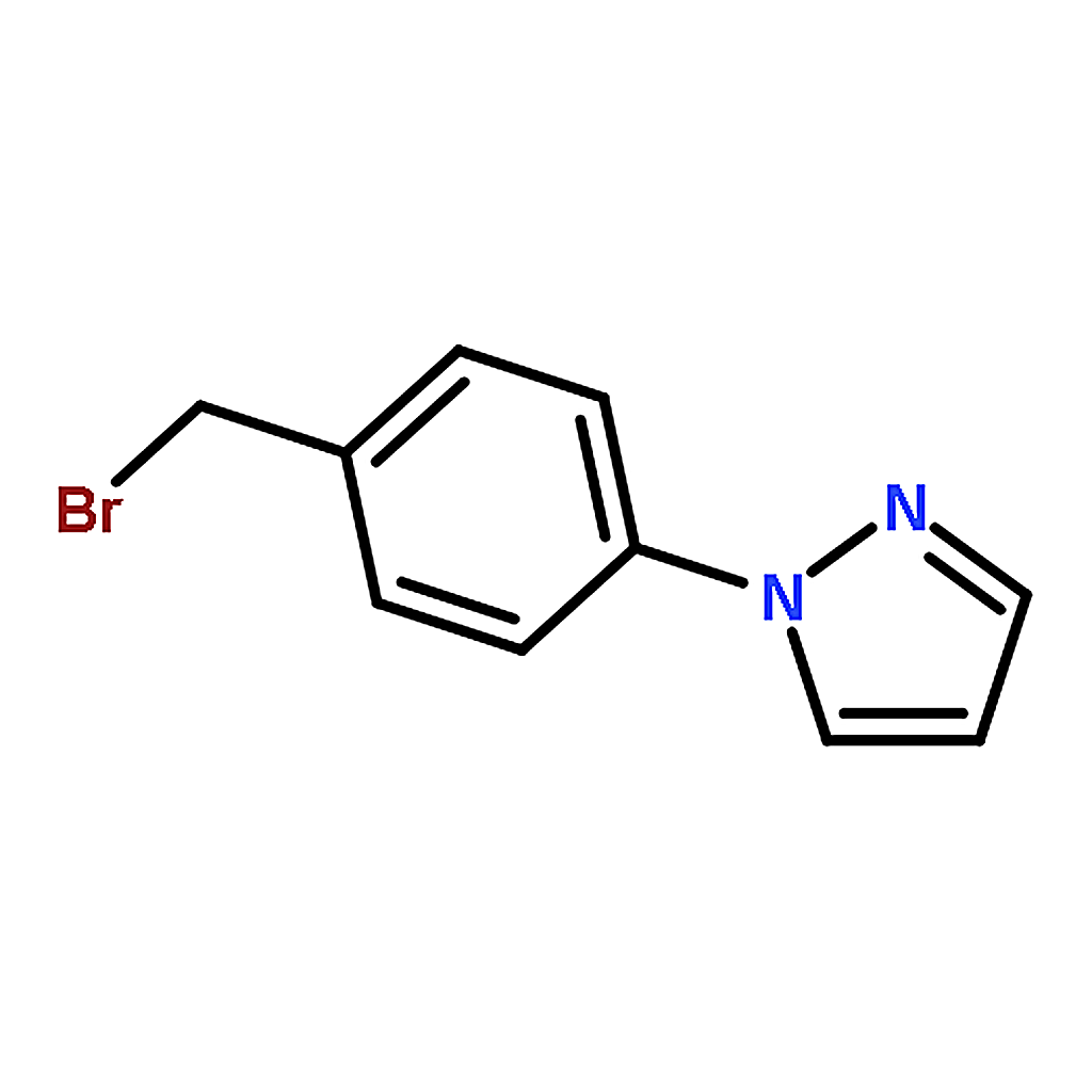 RHAWN 1-(4-(Bromomethyl)phenyl)-1H-pyrazole