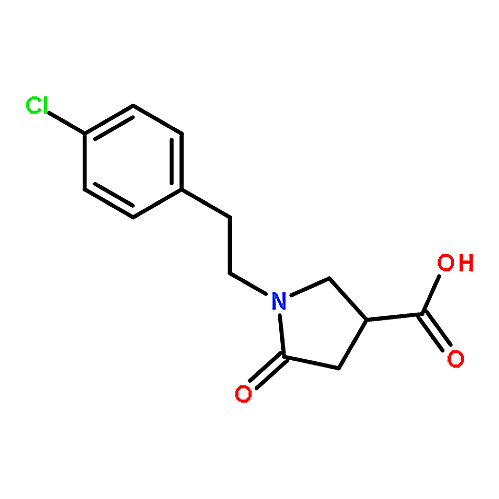 RHAWN 1-(4-Chlorophenethyl)-5-oxopyrrolidine-3-carboxylic acid