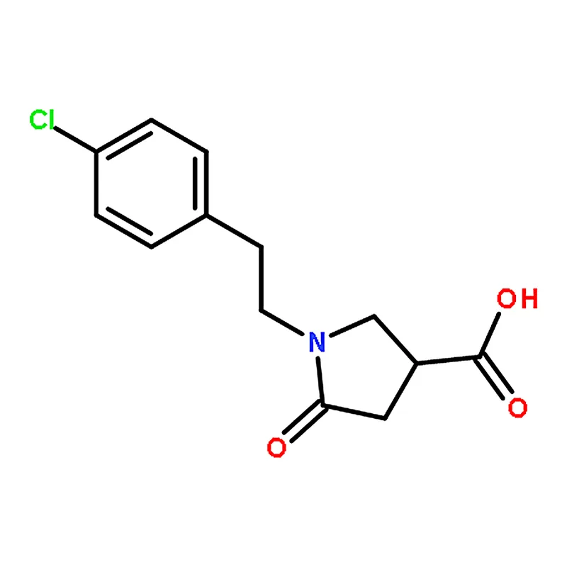 RHAWN 1-(4-Chlorophenethyl)-5-oxopyrrolidine-3-carboxylic acid