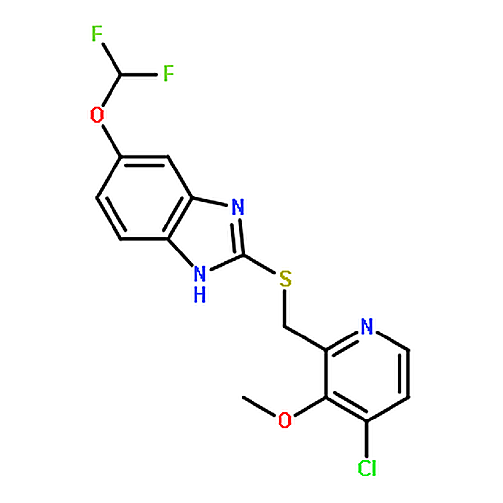 RHAWN 5-(Difluoromethoxy)-2[[(4-chloro-3-methoxy-2-pyridinyl)methyl]-thio]-1H-benzimidazole