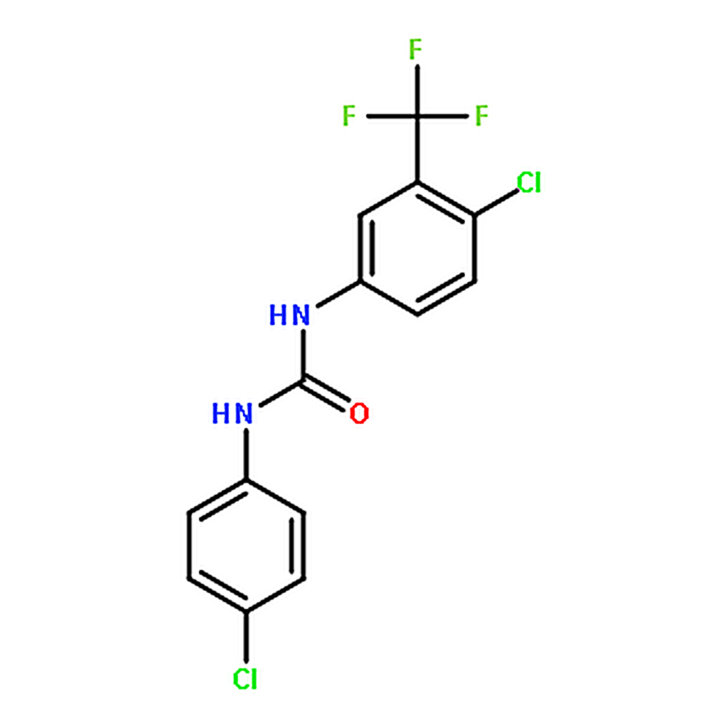 RHAWN 1-(4-Chlorophenyl)-3-[4-chloro-3-(trifluoromethyl)phenyl]urea