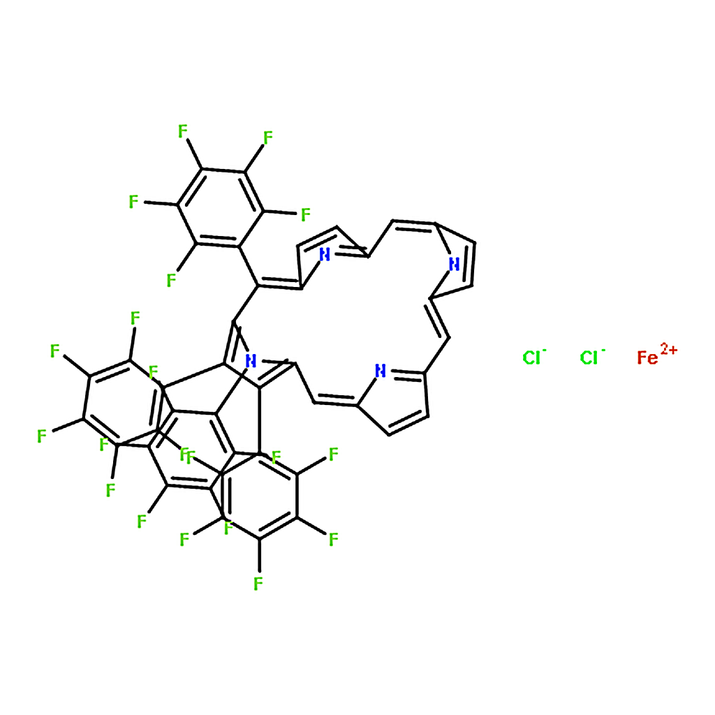 RHAWN 5，10，15，20-tetrakis(pentafluorophenyl)-21H，23H-porphyrin iron(III)chloride