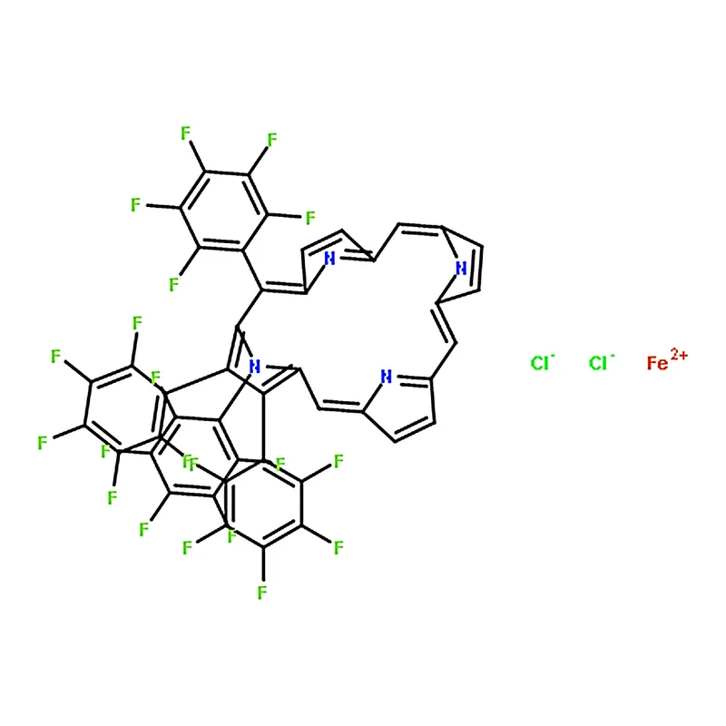 RHAWN 5,10,15,20-tetrakis(pentafluorophenyl)-21H,23H-porphyrin iron(III)chloride