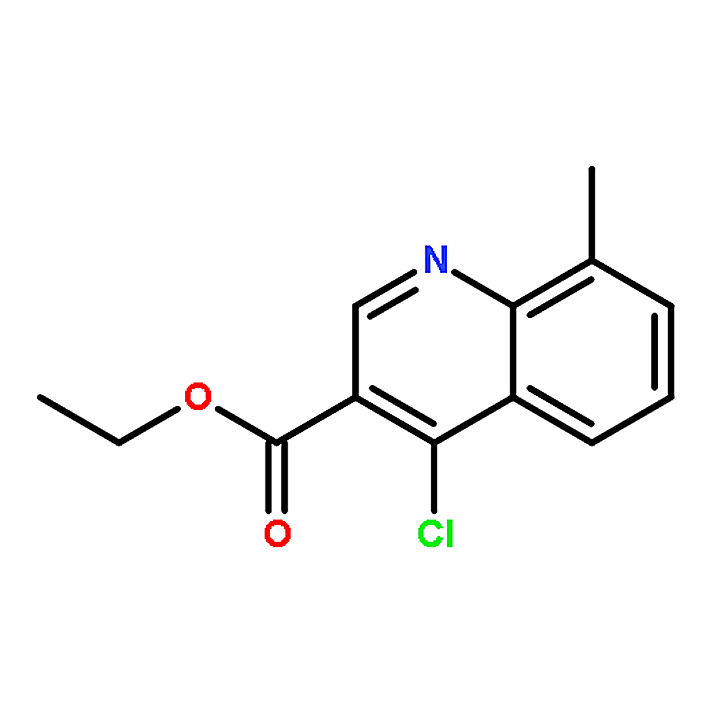RHAWN 4-Chloro-8-methyl-quinoline-3-carboxylic acid ethyl ester