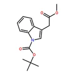 RHAWN tert-Butyl 3-(2-methoxy-2-oxoethyl)-1H-indole-1-carboxylate