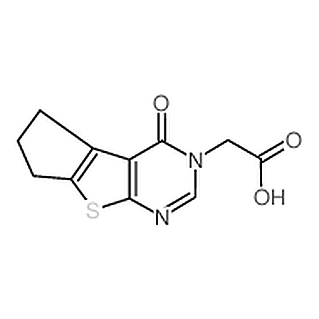 RHAWN 2-(4-Oxo-4,5,6,7-tetrahydro-3H-cyclopenta[4,5]thieno[2,3-d]pyrimidin-3-yl)acetic acid