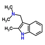 RHAWN 2-METHYL-3-N,N-DIMETHYLAMINOMETHYLINDOLE