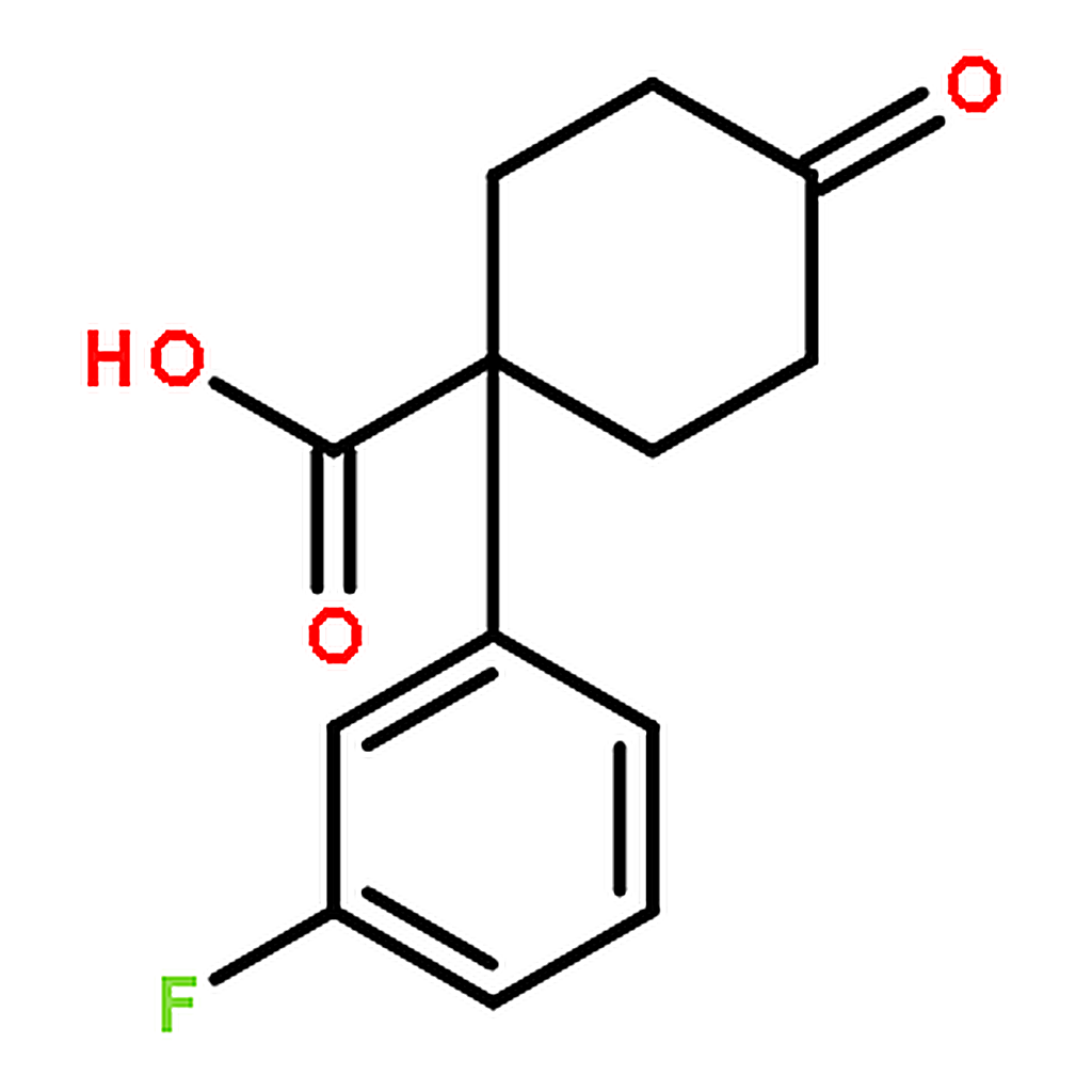 RHAWN 1-(3-Fluorophenyl)-4-oxocyclohexane-1-carboxylicacid