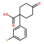 RHAWN 1-(3-Fluorophenyl)-4-oxocyclohexane-1-carboxylicacid