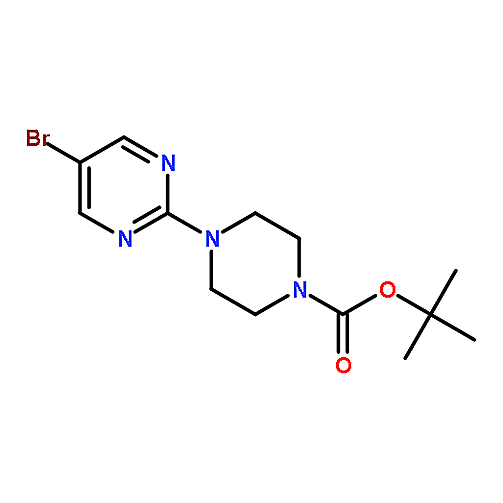 RHAWN tert-Butyl 4-(5-bromopyrimidin-2-yl)piperazine-1-carboxylate