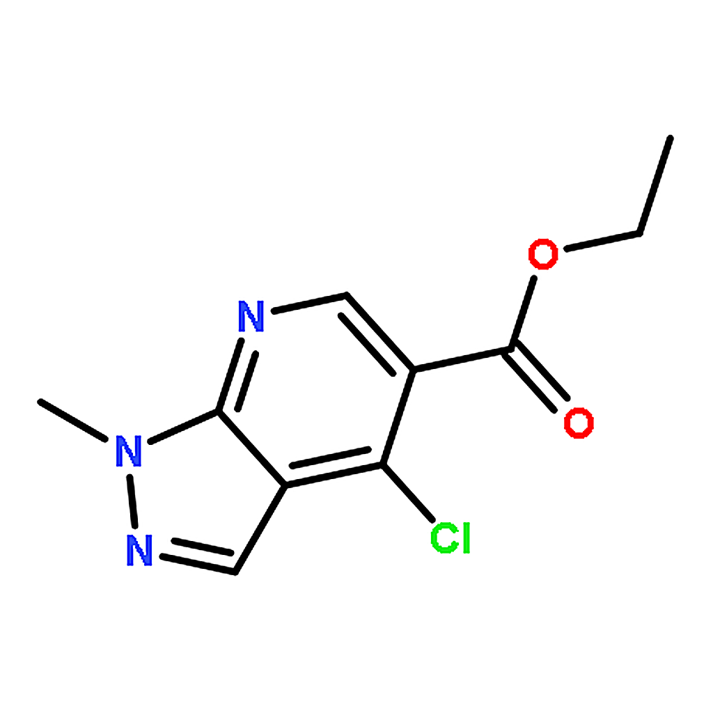 RHAWN Ethyl 4-chloro-1-methyl-1H-pyrazolo[3，4-b]pyridine-5-carboxylate
