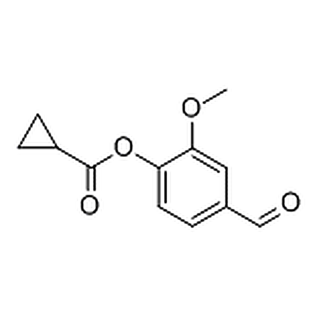 RHAWN Cyclopropanecarboxylic Acid 4-Formyl-2-Methoxy-Phenyl Ester