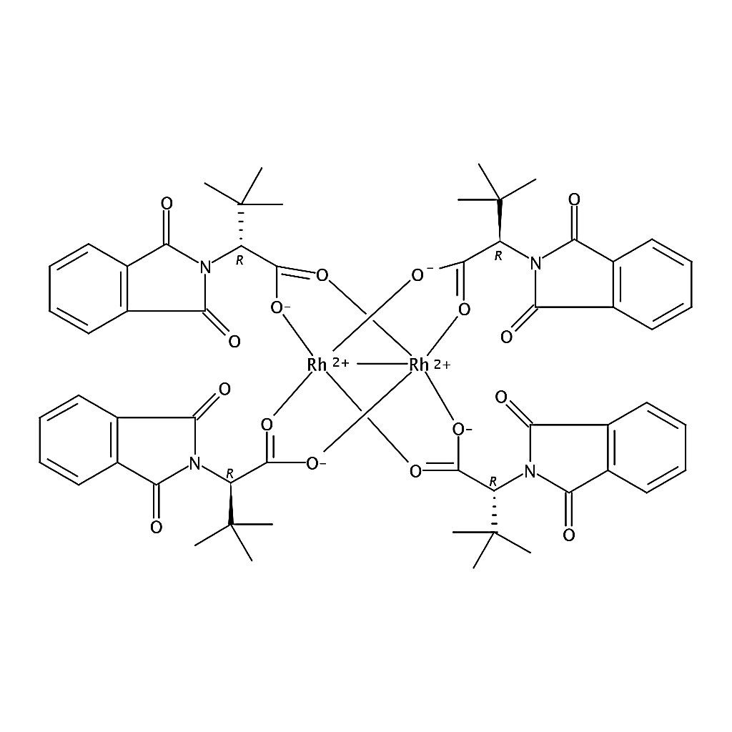 RHAWN Tetrakis[N-phthaloyl-(R)-tert-leucinato]dirhodium Bis(ethyl Acetate) Adduct