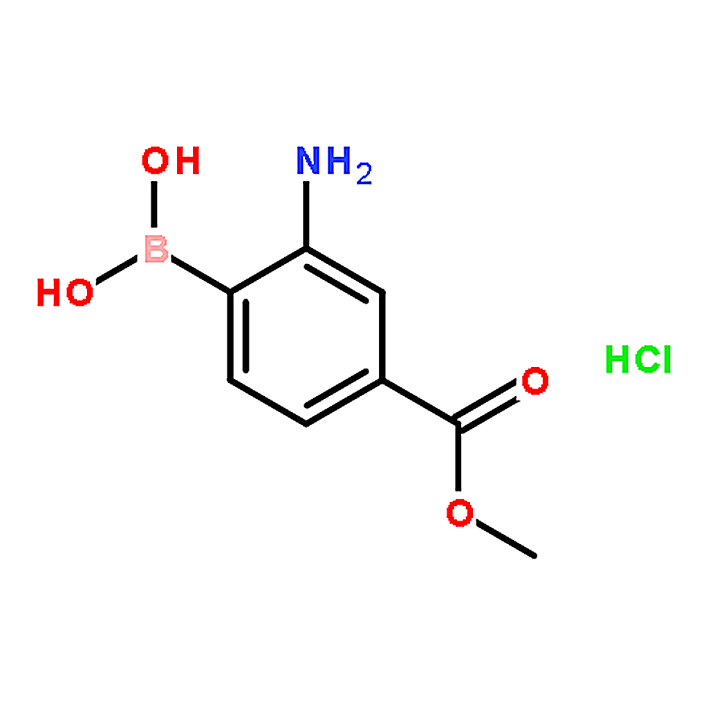 RHAWN (2-Amino-4-(methoxycarbonyl)phenyl)boronic acid hydrochloride