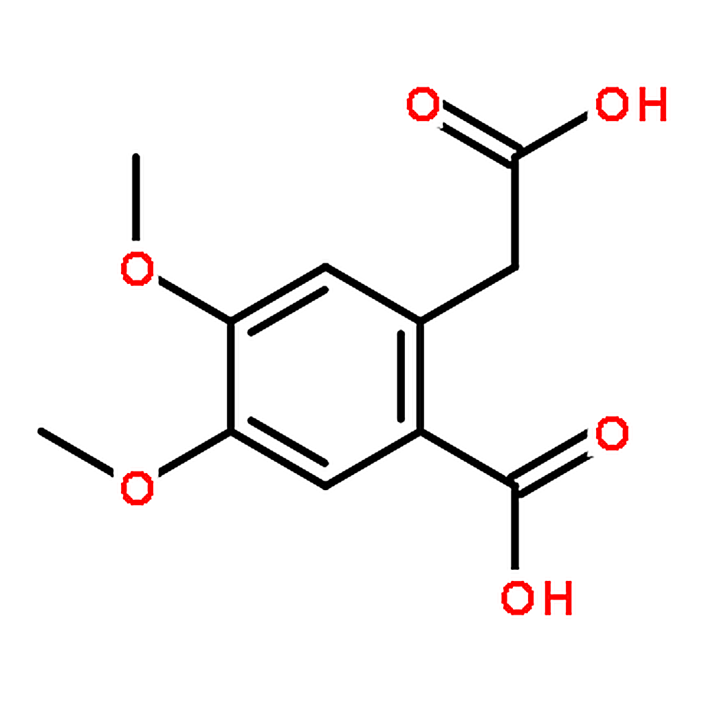 RHAWN 2-(carboxymethyl)-4，5-dimethoxybenzoic acid
