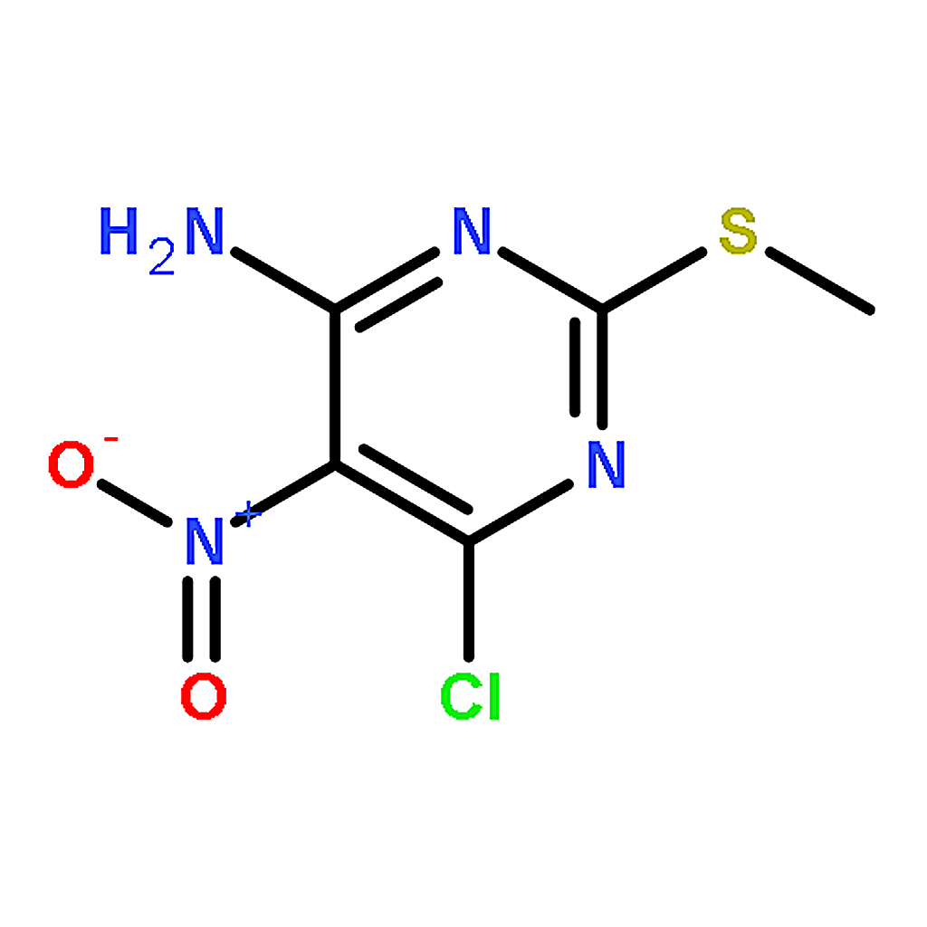 RHAWN 6-Chloro-2-(methylthio)-5-nitropyrimidin-4-amine