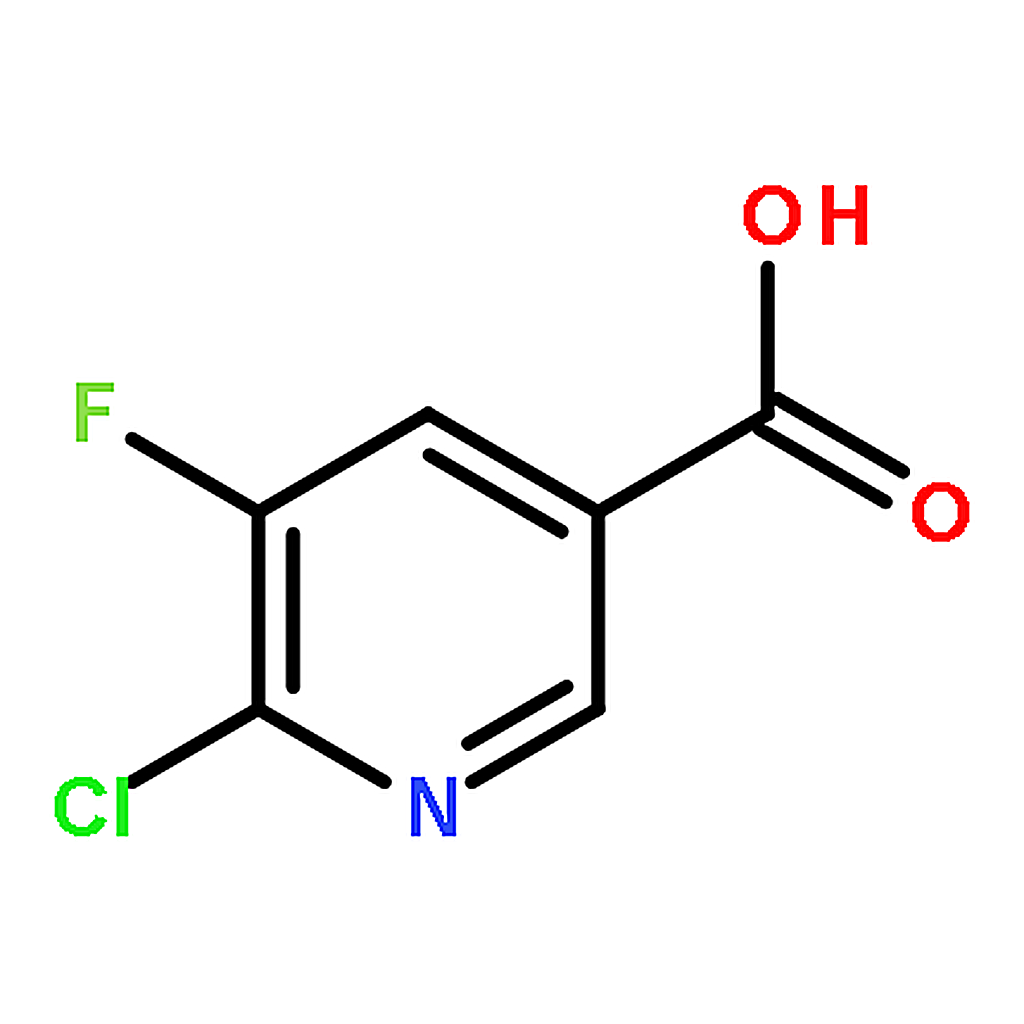 RHAWN 6-chloro-5-fluoropyridine-3-carboxylic acid